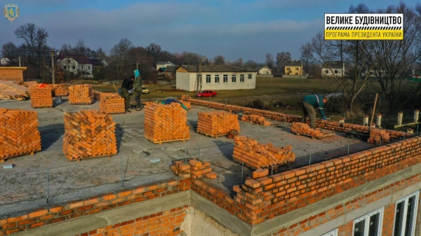 «Велике будівництво»: у В’язовій триває реконструкція дитячого садка на 40 місць