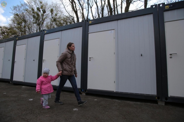 На Львівщині відкрили перше модульне містечко, де житимуть переселенці