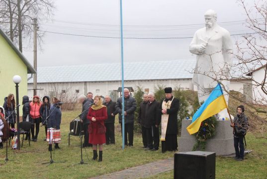 вшанування памяті поета Тараса Шевченка в Сопошині