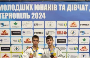 Двоє дзюдоїстів зі Львівщини вибороли нагороди Чемпіонату України U15