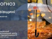 Прогноз погоди на Львівщині: дощі та вітер