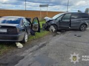 Автозіткнення на Шептиччині: один загиблий, двоє травмованих