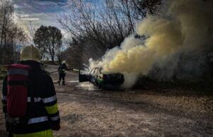 Пожежа в Бродах: знищено автомобіль ЗАЗ 1103 Славута
