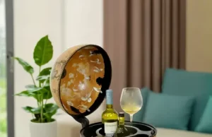 Глобус бар который превращает интерьер в символ изысканного вкуса и стиля