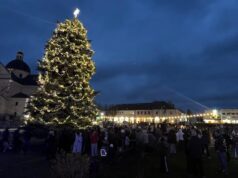 У Жовкві відкрили головну ялинку з рекордом України