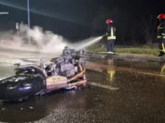 У Сокільниках згоріли два мотоцикли після ДТП