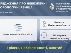 На Львівщині 1 червня очікують туман, грози та град