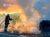 У селі Глинськ після ДТП загорівся автомобіль
