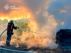 У селі Глинськ після ДТП загорівся автомобіль