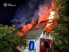 У Шептицькому районі рятувальники не допустили знищення вогнем п’яти будівель