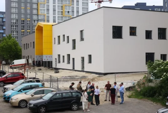 На Левандівці добудовують нову початкову школу з басейном та укриттям