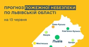 На 13 червня у Раві-Руській очікують високу пожежну небезпеку
