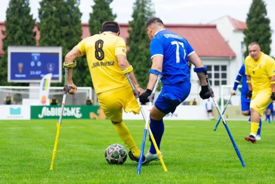 У Львові стартував третій раунд Суперліги з ампфутболу