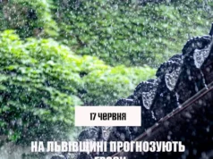 На Львівщині 17 червня очікують грози першого рівня небезпечності На Львівщині 17 червня очікують грози першого рівня небезпечності
