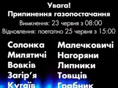 Львівська філія «Газорозподільні мережі України» попереджає про зупинку подачі газу через відключення ГРС Липники Львівська філія «Газорозподільні мережі України» попереджає про зупинку подачі газу через відключення ГРС Липники