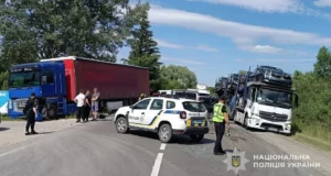 На трасі Ковель–Жовква у Львівському районі внаслідок ДТП травмовано двох людей