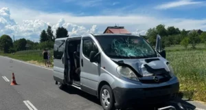 На Самбірщині загинула водійка електромопеда після зіткнення з мікроавтобусом