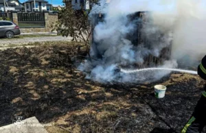 У Дублянах під час пожежі сухої трави травмувався 80-річний чоловік
