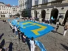 У центрі Львова підняли кримськотатарський прапор до Дня прапора