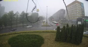 У Львові негода повалила дерева, пошкодила контактну мережу й дах адмінбудівлі