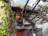 У Дрогобичі загорівся двоповерховий гараж, рятувальники не допустили поширення вогню