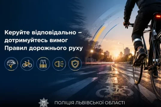 На Львівщині триває профілактика ДТП за участю двоколісного транспорту
