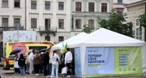 У Львові майже 6800 людей перевірили здоров’я у медичних наметах
