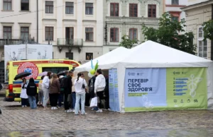 У Львові майже 6800 людей перевірили здоров’я у медичних наметах