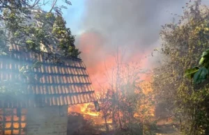 У Великих Глібовичах ліквідували масштабну пожежу в приватному господарстві