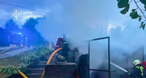 У Миколаєві Стрийського району загасили пожежу в гаражі