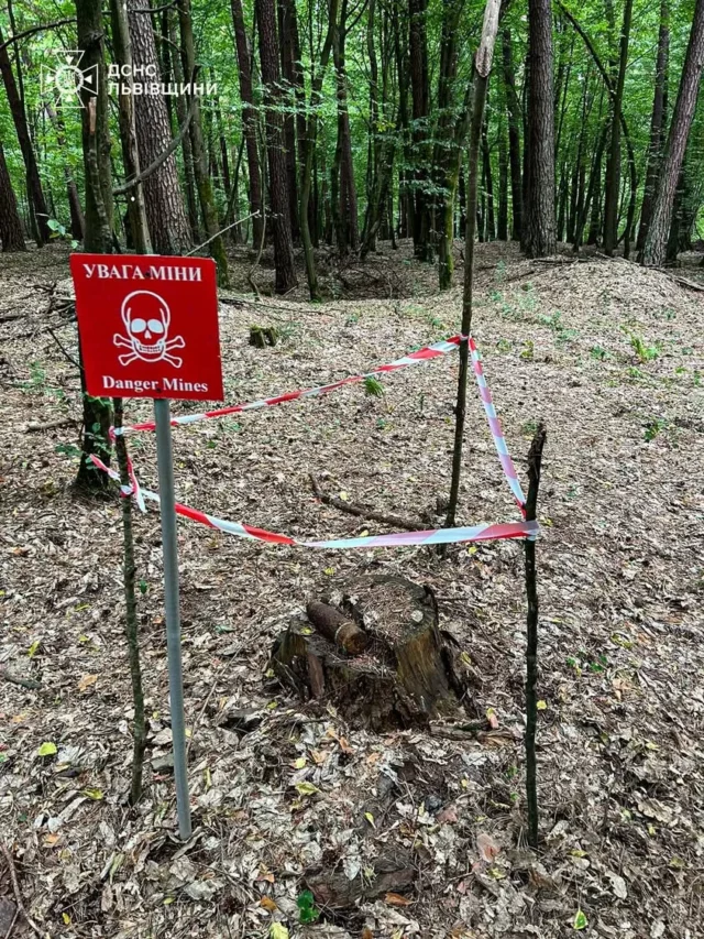 image На Золочівщині піротехніки ДСНС знищили артснаряд часів Другої світової війни