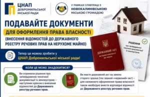 У ЦНАП Добромильської міської ради надають послуги з реєстрації права власності У ЦНАП Добромильської міської ради надають послуги з реєстрації права власності