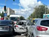У Львові нетверезий водій спричинив масштабну ДТП на Стрийській: травмовано двох людей