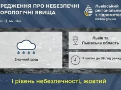 (Українська) На Львівщині до 09:00 14 липня очікують значний дощ На Львівщині до 09:00 14 липня очікують значний дощ