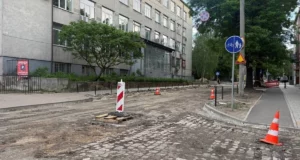 У Львові ще одну партію бруківки з перехрестя Героїв УПА – Пастернака скерують на зберігання