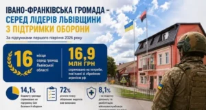 Івано-Франківська громада на Львівщині увійшла до лідерів за підтримкою оборони