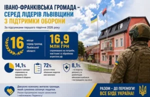 Івано-Франківська громада на Львівщині увійшла до лідерів за підтримкою оборони Івано-Франківська громада на Львівщині увійшла до лідерів за підтримкою оборони