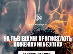 На Львівщині 3–6 липня очікується надзвичайна пожежна небезпека