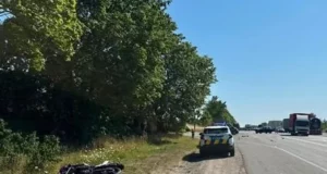 На трасі Київ–Чоп біля Підбірців травмувалася мотоциклістка