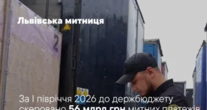 Львівська митниця підсумувала роботу за перше півріччя 2026 року