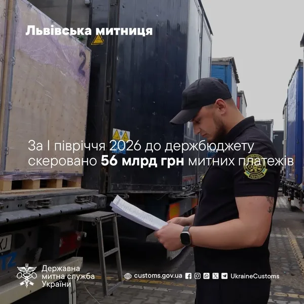 image Львівська митниця підсумувала роботу за перше півріччя 2026 року