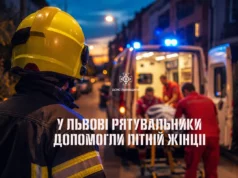 У Львові рятувальники через драбину потрапили до квартири та допомогли 84-річній жінці