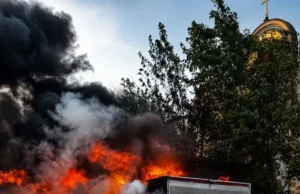 У Львові під час руху загорілася вантажівка MAN на вул.