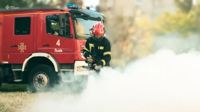 На Львівщині рятувальники за добу загасили 16 пожеж, з них 10 в екосистемах