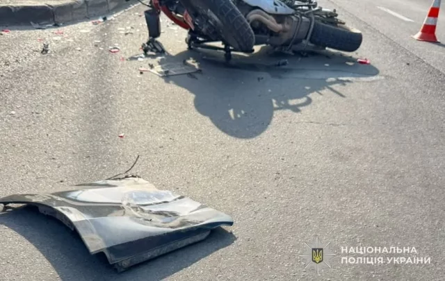 image У Львові на вулиці Науковій у ДТП травмувався мотоцикліст