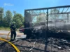 У селі Струтин на Золочівщині загорівся причіп вантажівки DAF У селі Струтин на Золочівщині загорівся причіп вантажівки DAF