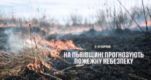 На Львівщині 11–12 серпня очікують надзвичайну пожежну небезпеку