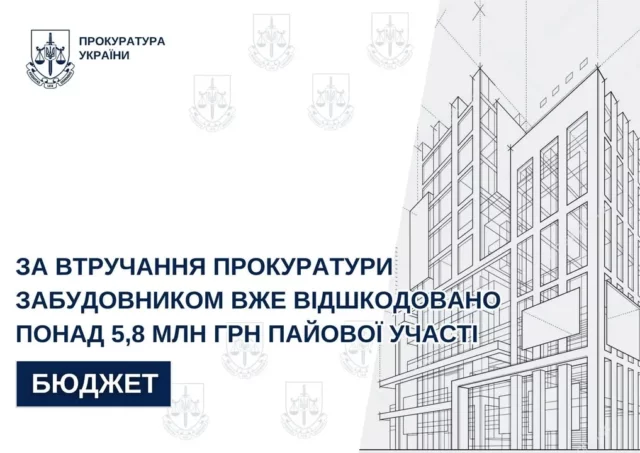 image У Львові забудовник відшкодував понад 5,8 млн грн пайової участі після позову прокуратури