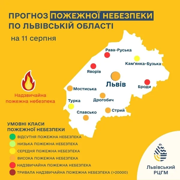 image Пожежна небезпека 10 серпня: місцями надзвичайний рівень