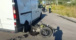 На трасі Львів–Жовква у Малехові травмувався мотоцикліст